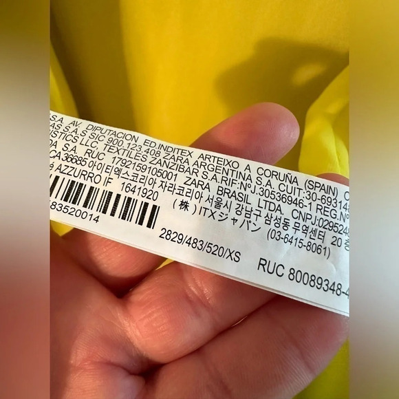 NWT ZARA XS Lime Green Pareo Mini Wrap Blazer Tie Dress SPRING Summer Vacation - Picture 11 of 16